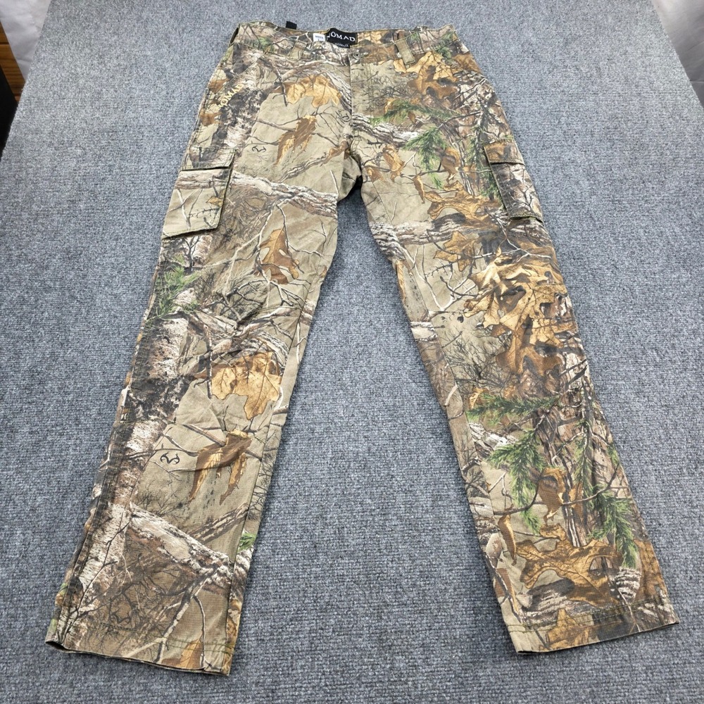 NOMAD‎ Men's Realtree Camo Cargo Pants Outdoor Hunting Size L